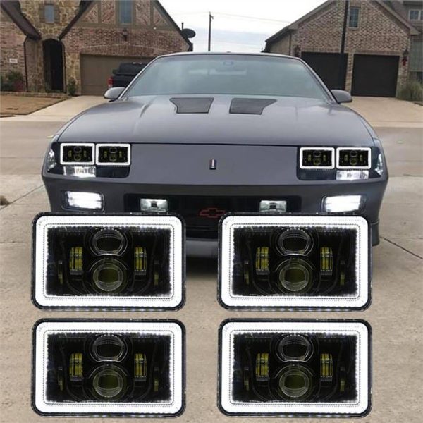 4x6 Nti Peb Gen Camaro Halo Taws Teeb Xyoo 1982-1992 Peb Gen Gen Camaro Led Taws