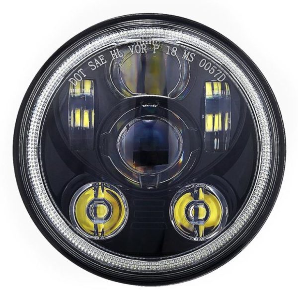 5.75 Led Halo Taws Teeb Rau Harley Davidson Maus Taus VRSCDX Dyna FLSTSC