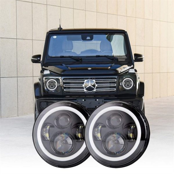 7 Nti Hloov Mercedes G Chav Taws Teeb Halo Mercedes Benz G Class Led Taws Teeb Rov Qab