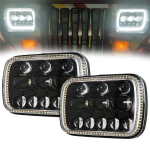 Morsun 5x7 Nti Square Headlight Rau Jeep GMC Ford Chevrolet LED Headlamp Projector