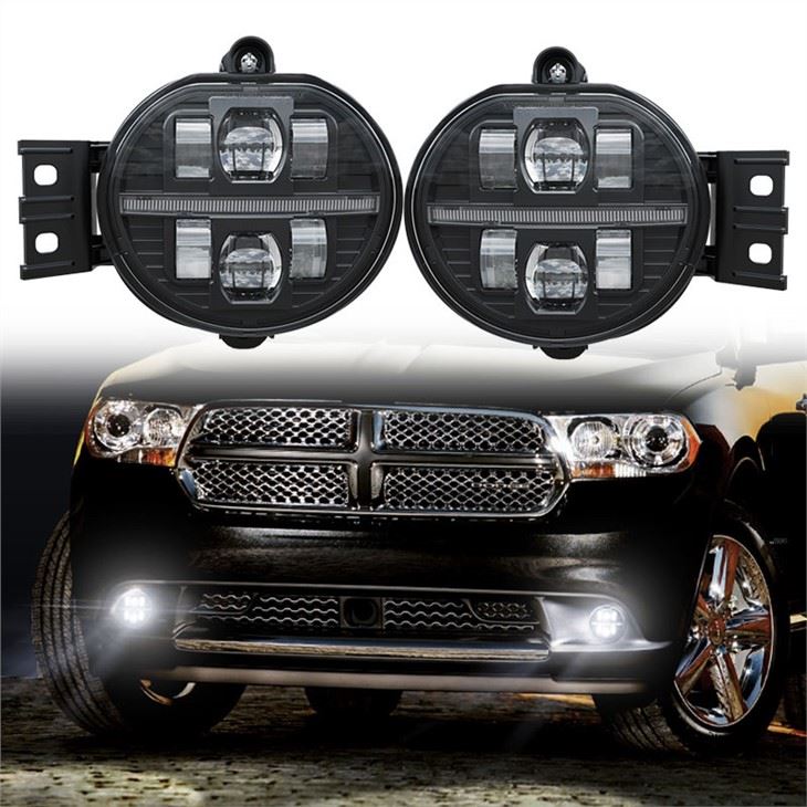 Morsun Upgrade LED Fog Light Rau Dodge Ram Durango Accessories 1500 2500 3500 LED Bumper Hla Lub Teeb