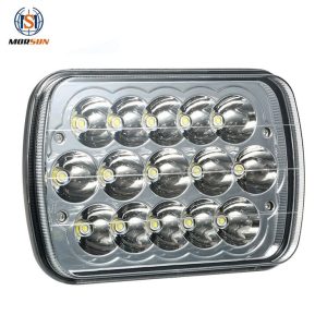 Morsun Super Brightness 5x7 7x6 LED Taws Teeb Rau Cherokee XJ H4