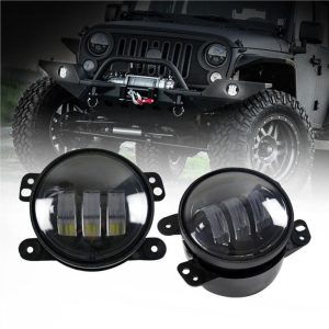 Morsun Dub Chrome LED Hloov Taws Teeb Rau Jeep Wrangler JK TJ LJ