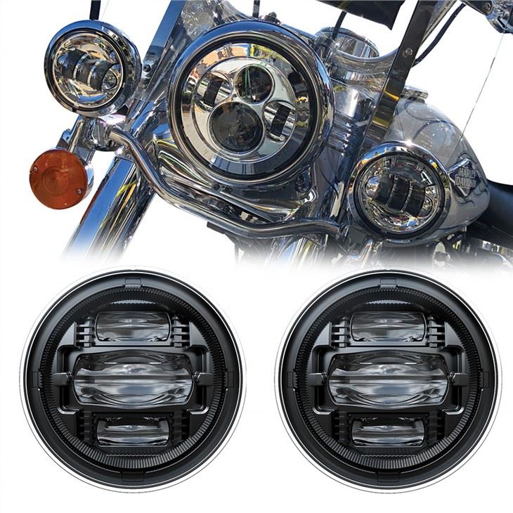 Morsun Motorcycle Auto Lighting System 4.5 Nti Led Fog Light Assembly Rau Harley Electra Glide Ultra Classic